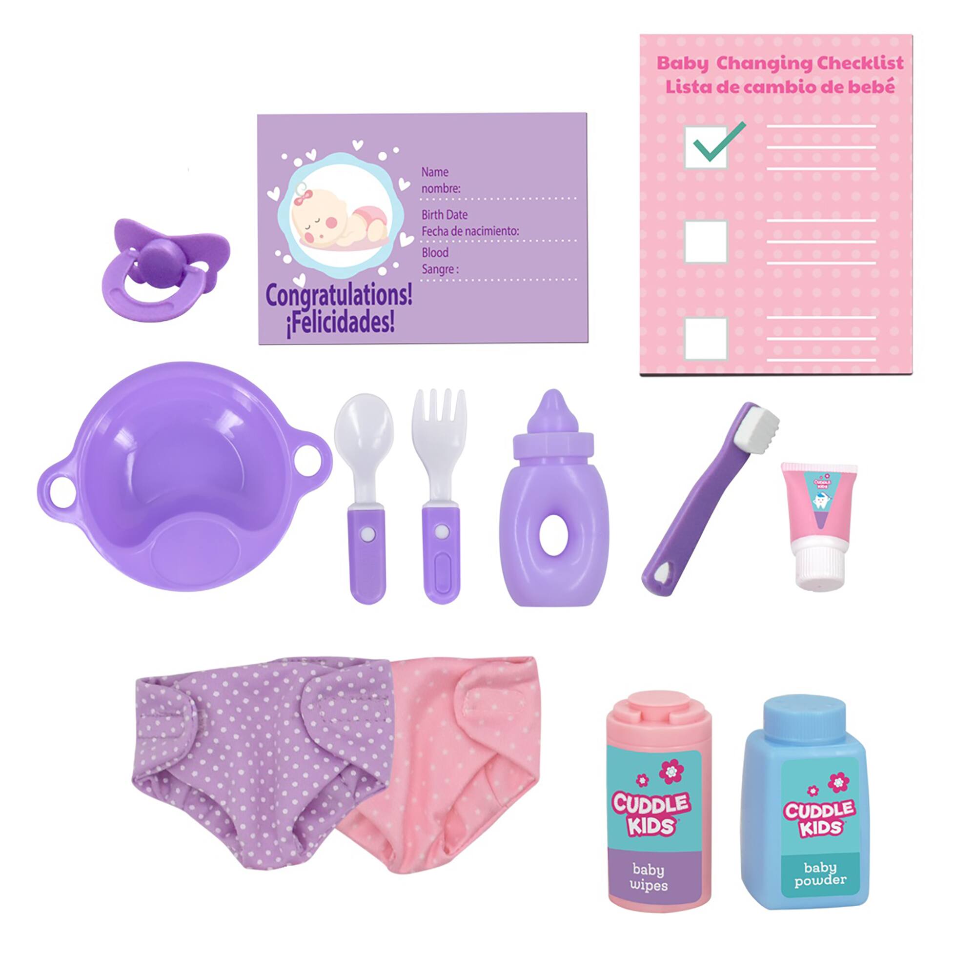 New Adventures Cuddle Kids® Play All Day Baby Doll Playset